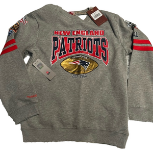 Throwback Michelin & Ness, NFL Patriots sweatshirt